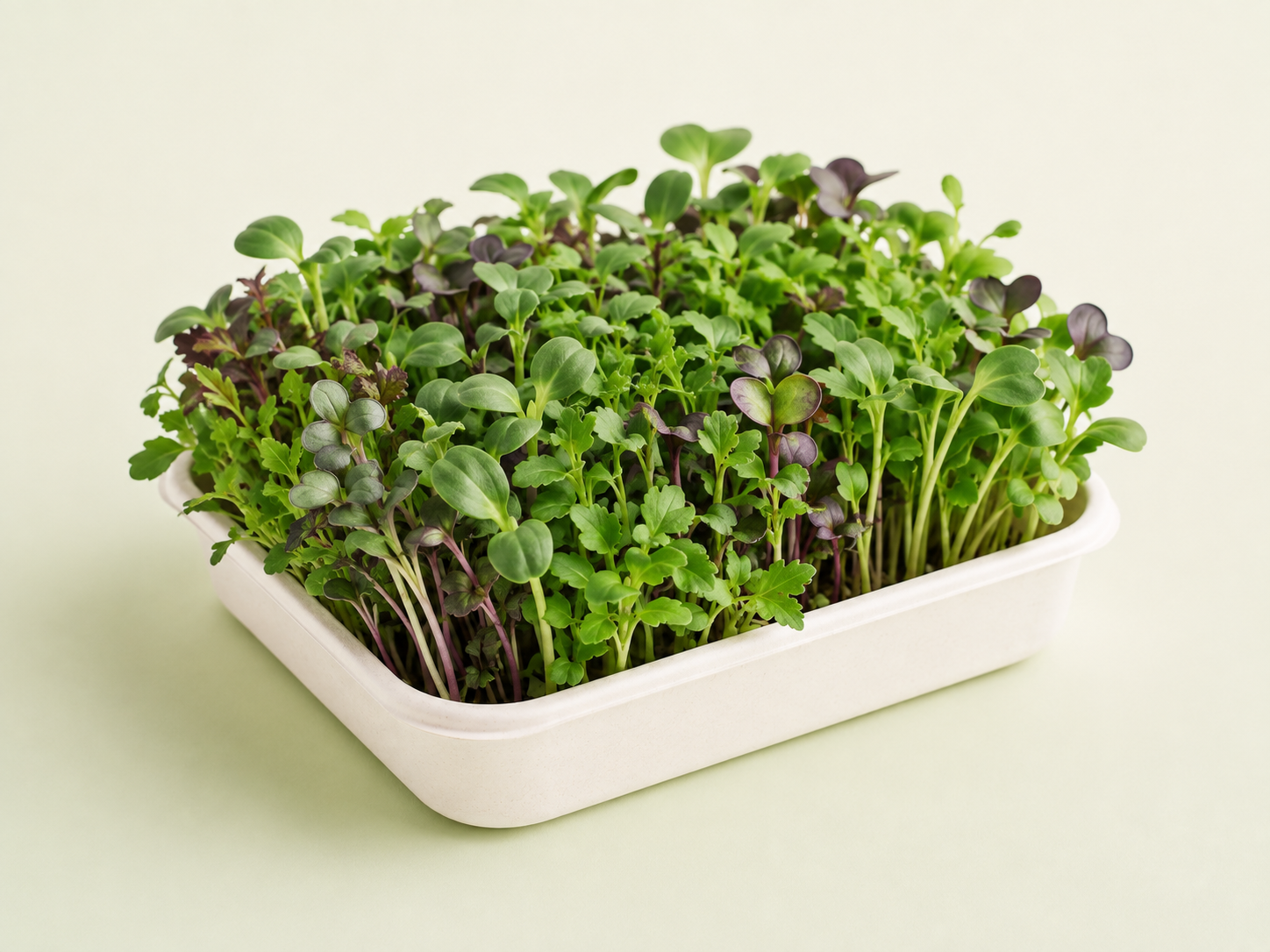 Assorted fresh Kibo Bowl microgreens for bulk supply